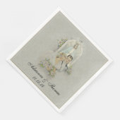 Hochzeit Braut Groom Katholische Jungfrau Mary Serviette (Ecke)