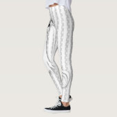 Hochzeit Braut Rosen Streifen & Punkte Leggings (Links)