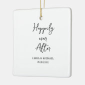 Hochzeit, Brautbräutigam, fröhlich, Keramikornament (Links)