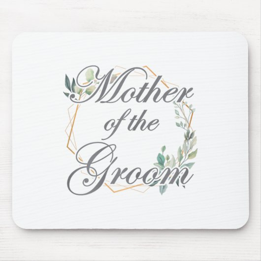 Hochzeit Brautparty Bride Mama Mutter der Groo Mousepad (Vorne)