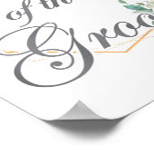 Hochzeit Brautparty Bride Mama Mutter der Groo Poster (Ecke)