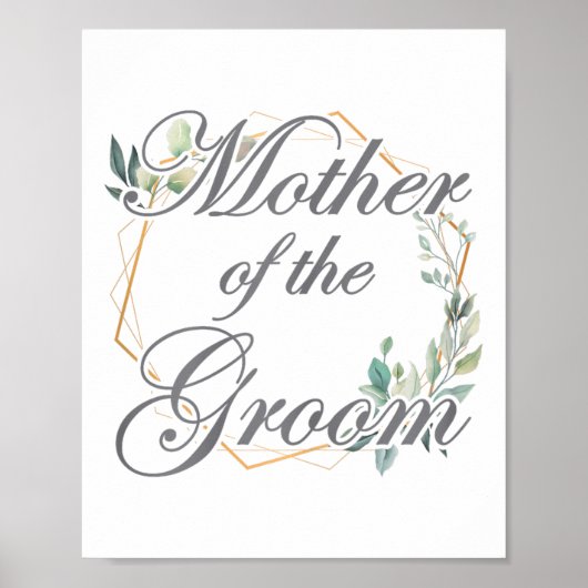 Hochzeit Brautparty Bride Mama Mutter der Groo Poster (Vorne)