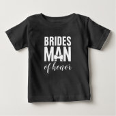 Hochzeit Brautparty Bridesman of Ehre T - Shirt (Vorderseite)