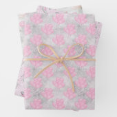 Hochzeit, Brautparty - Set von 3 Blättern Geschenkpapier Set (Beispiel)