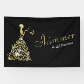 Hochzeit Bridal Butterfly Dress Boutique Business Banner (Horizontal)