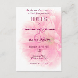 Hochzeit Bridal Floral Blume Chic Card Einladung