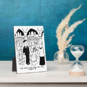 Hochzeit - Bridegroom Prachtvoller Cartoon Fotoplatte (Seite)