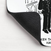 Hochzeit - Bridegroom Prachtvoller Cartoon Mousepad (Ecke)