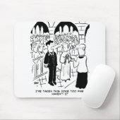 Hochzeit - Bridegroom Prachtvoller Cartoon Mousepad (Mit Mouse)