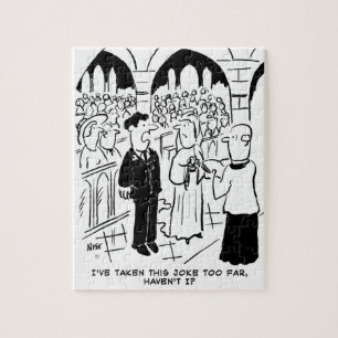 Hochzeit - Bridegroom Prachtvoller Cartoon Puzzle