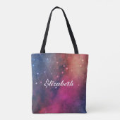 Hochzeit Bridesmaid Stars Sky Galaxy Constellation Tasche (Rückseite)