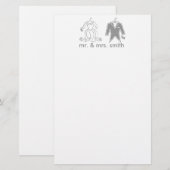 Hochzeit Briefpapier (Vorne/Hinten)