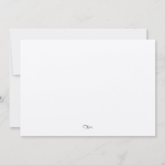 Hochzeit Buck und Dos in Liebe Einladung (Rückseite)