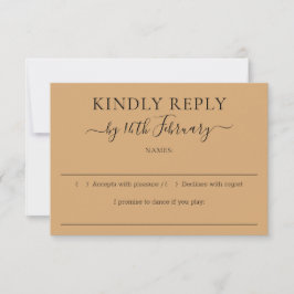 Hochzeit Burly Wood Sand Freundliche Antwort