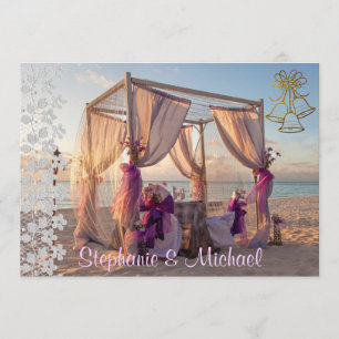 Hochzeit Cabana am Strand Einladung zur Hochzeit