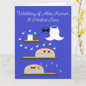 Hochzeit Cake Layers Gute Wünsche Karte (Gelbe Blume)