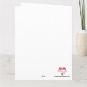 Hochzeit Cake Layers Gute Wünsche Karte (Rückseite)