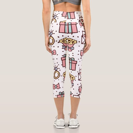 Hochzeit Capri Leggings (Rückseite)