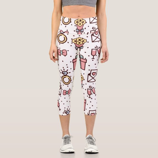 Hochzeit Capri Leggings (Vorderseite)