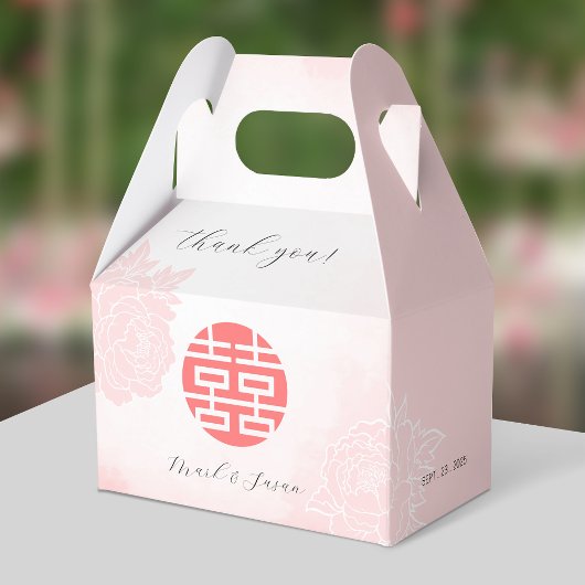 Hochzeit chinesischer Wasserfarben Geschenkschachtel