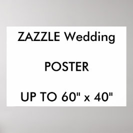 Hochzeit Custom 24" x 16" Poster MATTE Landschaft
