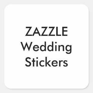 Hochzeit Custom Stickers 1.5" SQUARE GLOSSY, 20 pk