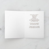 Hochzeit, Dank Mama, Rose Dankeskarte (Innenseite)