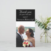 Hochzeit Danke (Stehend Vorderseite)