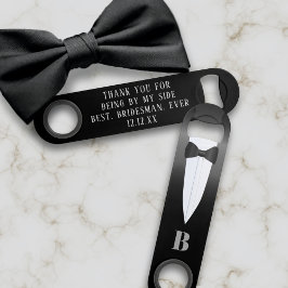 Hochzeit Danke Bridesman Tuxedo Flasche Opener Speed Flaschenöffner