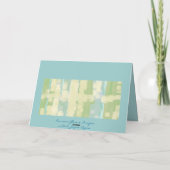 Hochzeit Danke-Card-Duschherberge (Vorlage) Dankeskarte (Rückseite)