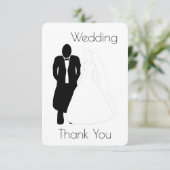 Hochzeit Danke, dass ihr Kartenbräuner seid Dankeskarte (Stehend Vorderseite)