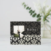 Hochzeit Danke, dass Postkarten Ihr Foto einfügen (Stehend Vorderseite)