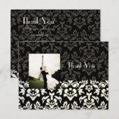 Hochzeit Danke, dass Postkarten Ihr Foto einfügen (Vorne/Hinten)