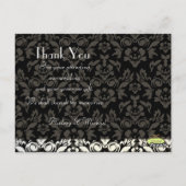 Hochzeit Danke, dass Postkarten Ihr Foto einfügen (Rückseite)