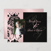 Hochzeit Danke, dass Postkarten Ihr Foto einfügen (Vorne/Hinten)