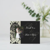 Hochzeit Danke, dass Postkarten Ihr Foto einfügen (Stehend Vorderseite)