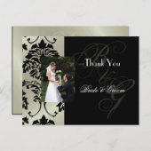 Hochzeit Danke, dass Postkarten Ihr Foto einfügen (Vorne/Hinten)