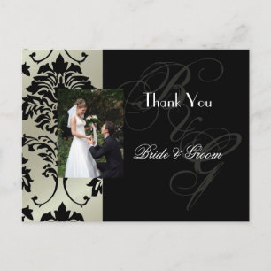 Hochzeit Danke, dass Postkarten Ihr Foto einfügen