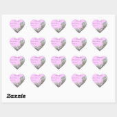 Hochzeit Danke, dass Sie Heart Sticker (Blatt)