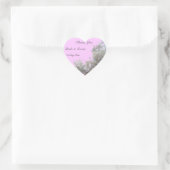 Hochzeit Danke, dass Sie Heart Sticker (Tasche)