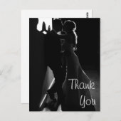 Hochzeit danke, dass Sie Karten posten (Vorne/Hinten)