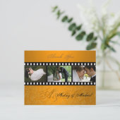 Hochzeit Danke, dass Sie Postkarten einfügen Ihre (Stehend Vorderseite)