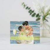 Hochzeit Danke, dass Sie Postkarten einfügen Ihre (Stehend Vorderseite)