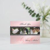 Hochzeit Danke, dass Sie Postkarten einfügen Ihre (Stehend Vorderseite)