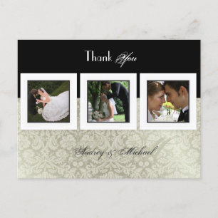 Hochzeit Danke, dass Sie Postkarten einfügen Ihre