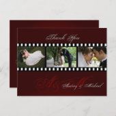 Hochzeit Danke, dass Sie Postkarten einfügen Ihre (Vorne/Hinten)