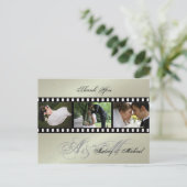 Hochzeit Danke, dass Sie Postkarten einfügen Ihre (Stehend Vorderseite)