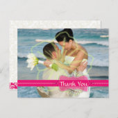 Hochzeit Danke, dass Sie Postkarten einfügen Ihre (Vorne/Hinten)