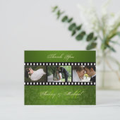 Hochzeit Danke, dass Sie Postkarten einfügen Ihre  (Stehend Vorderseite)