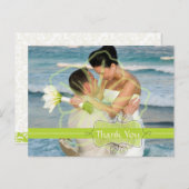 Hochzeit Danke, dass Sie Postkarten einfügen Ihre (Vorne/Hinten)